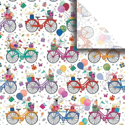 Vista 41 de Jillson Roberts Pañuelo de regalo impreso desplegado de 20 x 30 pulgadas, elefantes bebés (240 hojas)