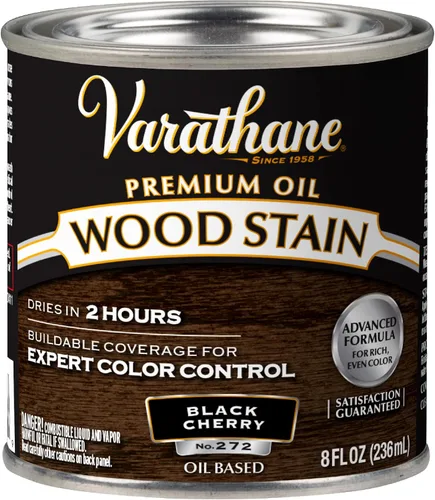 Vista 17 de 1 cuarto de galón Rust-Oleum Brands 211728H Gunstock Varathane - Tinte para madera interior a base de aceite (paquete de 2)
