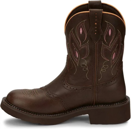 Vista 3 de Justin Gemma Shetland Western Boot Punta Redonda - L9526