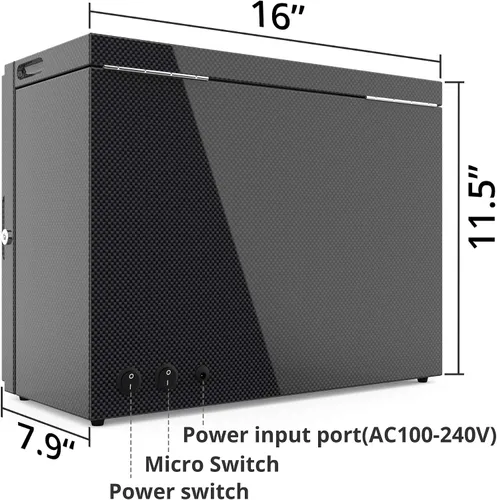 Vista 7 de Utilizado como nuevo Bobinador de reloj para relojes automáticos, carcasa de fibra de carbono con laca de alto brillo, almohadas de reloj ajustables