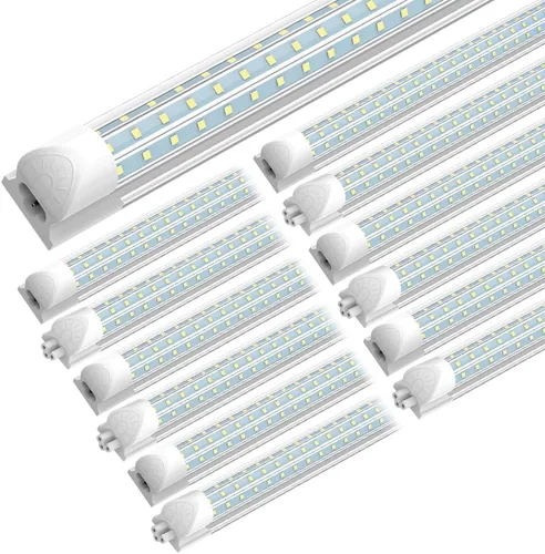 Vista 16 de SHOPLED Luz LED para tienda de 4 pies, 50 W 5000 K luz blanca diurna 8 pies 6000 K