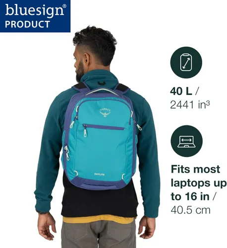 Vista 2 de Osprey Daylite Paquete de viaje expandible 26+6, Tumbleweed YellowTunnel Vision