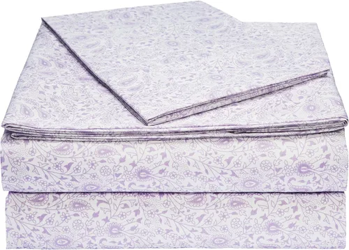 Vista 102 de Amazon Basics - Juego de sábanas de microfibra livianas, súper suaves, de fácil cuidado y sin arrugas, de 3 piezas, con bolsillos de 14 pulgadas