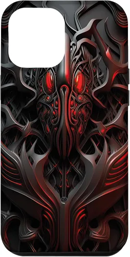 Vista 6 de iPhone 14 Alien Style Pattern Biomechanical and Mechanical Case