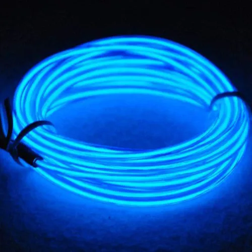Vista 9 de ABALDI Cable de Luces de Neón EL Alimentado por Batería Luces de Cadena para Navidad Halloween Fiesta de Navidad Decoración Interior Exterior Verde