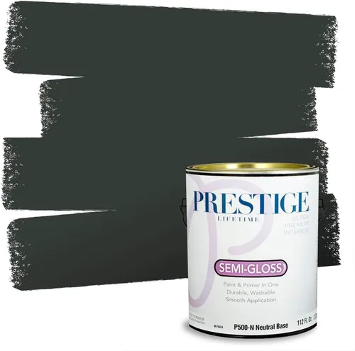 Vista 129 de Prestige Paints - 2 en 1, pintura base y pintura de exterior, E100-N-SW6988