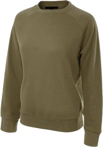 Vista 35 de MixMatchy Sudadera básica suave y cómoda de forro polar con cuello redondo para mujer