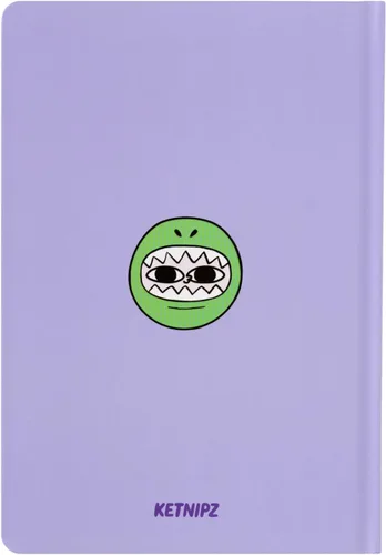 Vista 2 de Grupo Erik Ketnipz - Cuaderno A5 con tapa dura, cuaderno de notas punteado, cuaderno de bocetos A5, regalos de dinosaurios, regalos de papelería