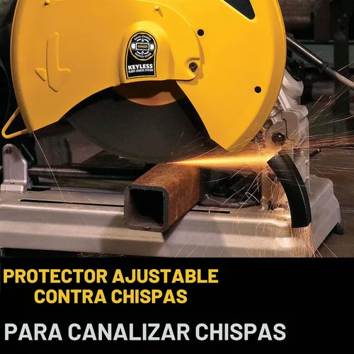Vista 2 de DEWALT Sierra de ingletear, cambio rápido, 14 pulgadas, modelo antiguo (D28715)
