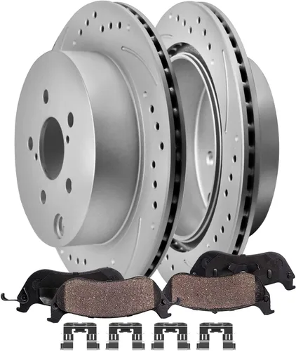 Vista 34 de Detroit Axle - Kit de freno delantero para Chevrolet Impala Monte Carlo Buick LeSabre Riviera Park Avenue Cadillac DeVille Olds Intrigue, Pinza
