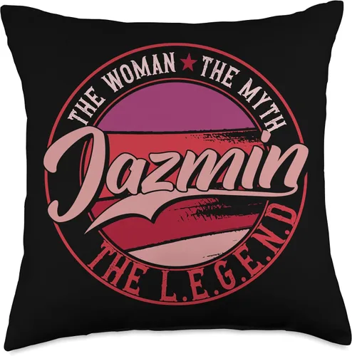 Vista 4 de Jazmin the Lady of Myth the Legend Throw Pillow