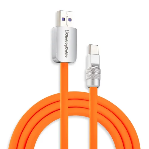 Vista 22 de chubbycable Chubby 2.0 USB C 240W Cable de carga rápida de silicona suave y duradero, cable de carga extra grueso compatible con iPhone 17-15 Series