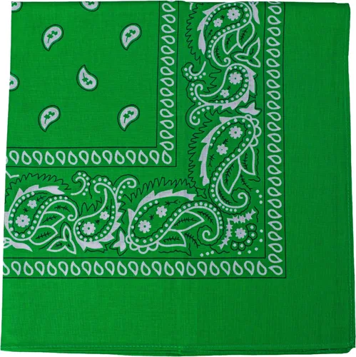 Vista 19 de Motique Accessories Bandana de algodón de 22 pulgadas con estampado cachemira