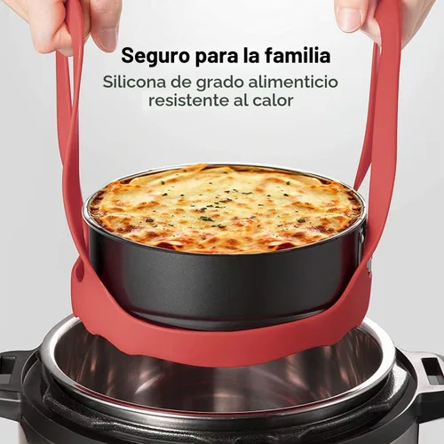 Vista 2 de Goldlion - Levantador de silicona y salvamanteles para Instant Pot y Ninja Foodi