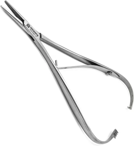 Vista 31 de MEDSPO Pinzas Profesionales Portaagujas Quirúrgico Dental Médico Ortopédico con Bloqueo Sutura Veterinaria Restaurativa Instrumentos
