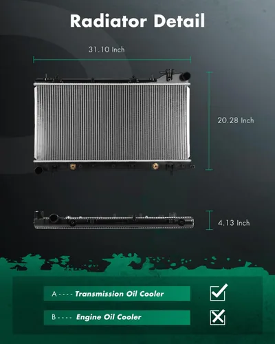 Vista 2 de SCITOO Radiador compatible con Forester CU2402 1999, 2000, 2001, 2002