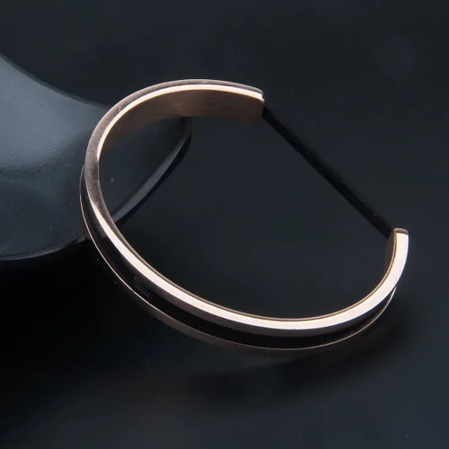 Vista 3 de Zuo Bao - Brazalete con mensaje inspirador, cierre de cordón