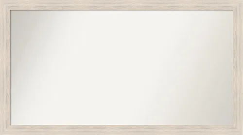 Vista 321 de Amanti Art Espejo personalizado, espejo de baño estrecho Alexandria White Wash, espejo de pared o espejo de tocador de baño sobre el fregadero