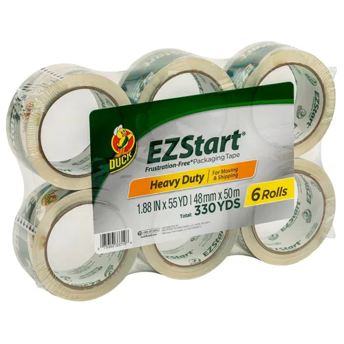 Vista 12 de Duck Brand EZ Start cinta de embalar, Transparente