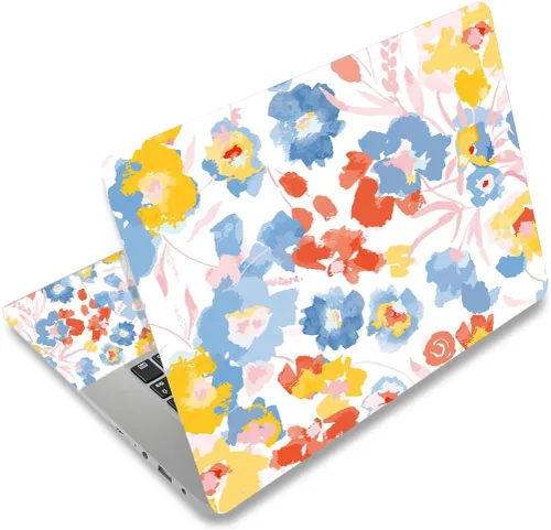 Vista 39 de Adhesivo para laptop de 12.1-15.6 pulgadas, calcomanía reutilizable universal de vinilo para laptop, protector de arte impermeable en color panal