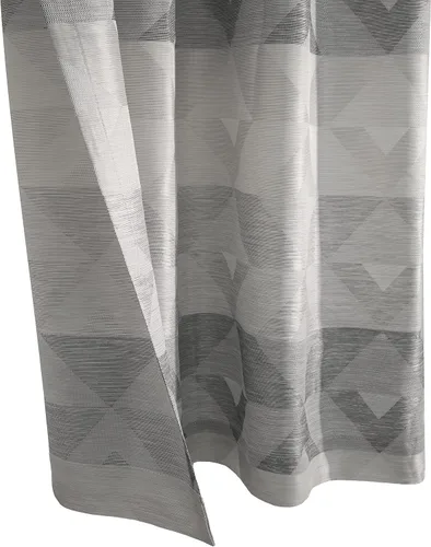 Vista 4 de Loft Living Jupiter - Panel de cortina jacquard multitejido con ojales, 52 x 95 pulgadas, color natural
