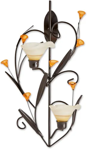 Vista 9 de Gifts & Decor, soporte de pared para colgar vela, Ruby Blossom Tealight