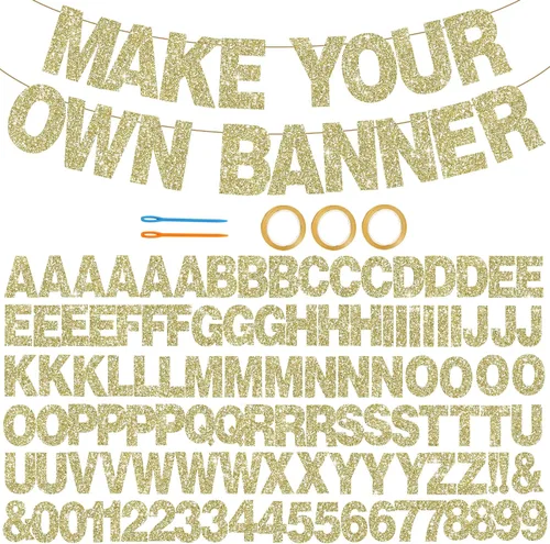 Vista 38 de 116 piezas de letras de la A a la Z DIY Banner personalizado Colorido