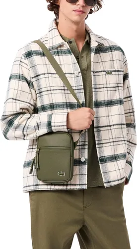 Vista 2 de Lacoste Bolso cruzado plano de PVC para hombre