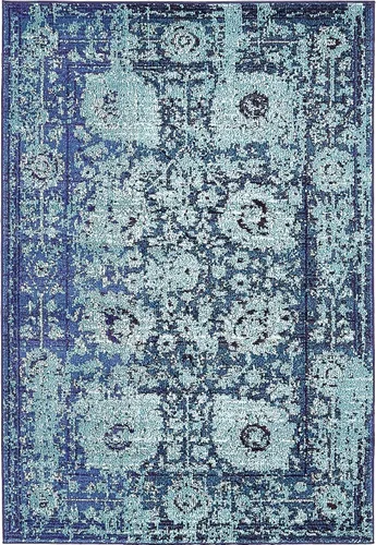 Vista 18 de Unique Loom Medici Collection - Alfombra tradicional vintage botánica azul (2' 2 x 3' 0)