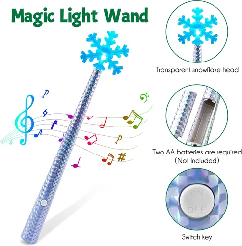 Vista 3 de Enchufe con Control Remoto Inalámbrico, Interruptor Inalámbrico 2 en 1, Varita de Luces Mágicas para Luces de Árbol de Navidad y Luces