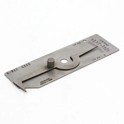 Vista 2 de Soldadura V-Wac Gage Soldadura estándar Borde de morder Bajo corte Calibre Soldador inspección regla
