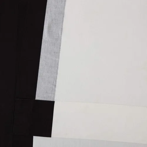 Vista 5 de HPD Half Price Drapes PRCT-VC1716-84-GR - Cortinas de algodón estampadas con ojales para sala de estar y dormitorio, 50 x 84, (1 panel), palomitas