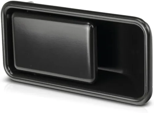 Vista 4 de KarParts360 Manija de puerta exterior para Jeep Wrangler YJ 1987-1995 lado del conductor Delantera Negro liso Moldura: todos los submodelos