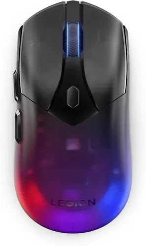 Vista 11 de Lenovo Legion M220 - Mouse inalámbrico RGB para juegos, Bluetooth de doble canal, 2.4 GHz inalámbrico, carga USB-C, interruptor DPI de 5 niveles