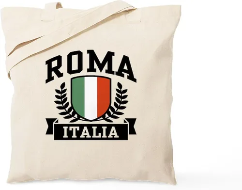 Vista 13 de CafePress Bolsa de compras de lona beige natural reutilizable de Italia