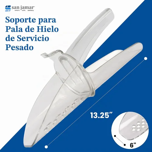 Vista 5 de Carlisle FoodService Products SI4550 - Cuchara para banquete Saf-T-Scoop para hielo, 4-6 onzas (4.0-6.0 fl oz)
