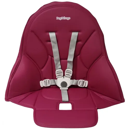 Vista 2 de Peg Perego Siesta/Prima Pappa Zero 3 - Tapicería de repuesto para silla alta con cinturón de seguridad, color naranja