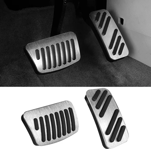 Vista 8 de TTCR-II Cubiertas de pedal para Hyundai Tucson Sonata y Kia Optima Sorento 2016-2025, pedales de freno para Santa Fe 2019-2025 y Sportage 17-25