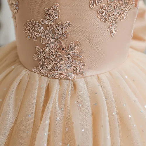 Vista 4 de NNJXD Baby Girl Princess Dress Bowknot Sequins Dresses