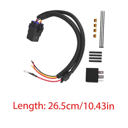 Vista 5 de Riloer Kit de cableado de relé de bomba de combustible, 1 juego CBWPR091AA, compatible con Dodge Durango, Grand Caravan, apto para Chrysler Town &