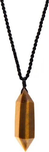 Vista 8 de Collar grande de cristal curativo de 2 pulgadas, colgante mineral natural con cordón ajustable