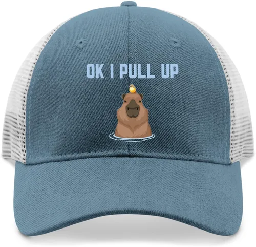 Vista 9 de Dad Hats Ok I Pull Up Baseball Cap, Graphic Dad Hat for Women