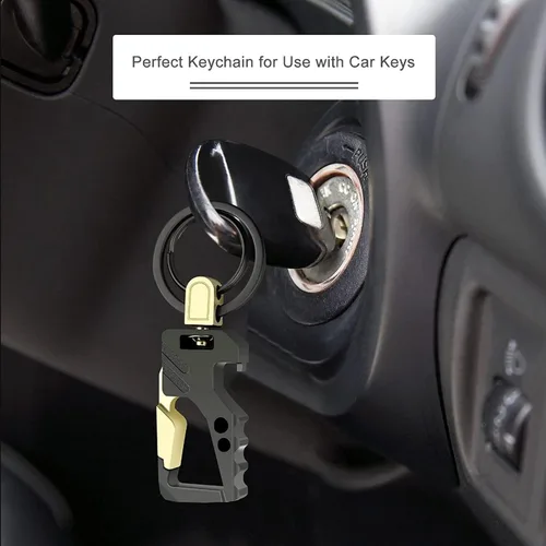 Vista 6 de 2pcs Keychains, Key Chains for Carabiner Keychain Car Key chain Bottle Opener Keychain for Men and Women
