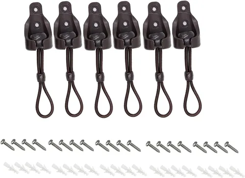 Vista 25 de Paquete de 3 tapas universales con anillo de tracción, piezas de repuesto para persianas enrollables para exteriores e interiores (beige)