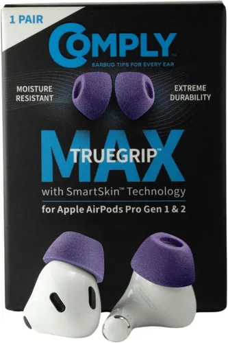 Vista 13 de Almohadillas de espuma viscoelástica Comply de repuesto para auriculares Apple AirPods Pro 1 y 2 Comodidad máxima, ajuste seguro, aislamiento