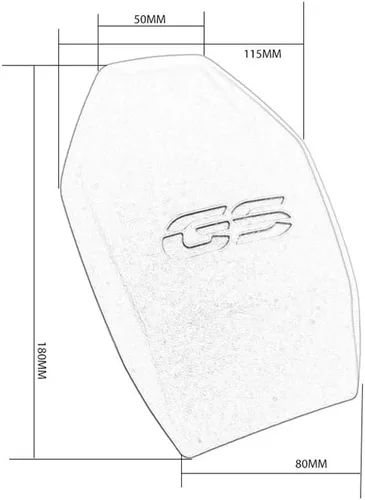 Vista 3 de Fuel Tank Gasket for R1250GS R 1250 GS 1200 R1250 R1200 LC R1200GS 2013-2023 Motorcycle Fuel Tank Pad Protector Cap Rubber Protection Cover