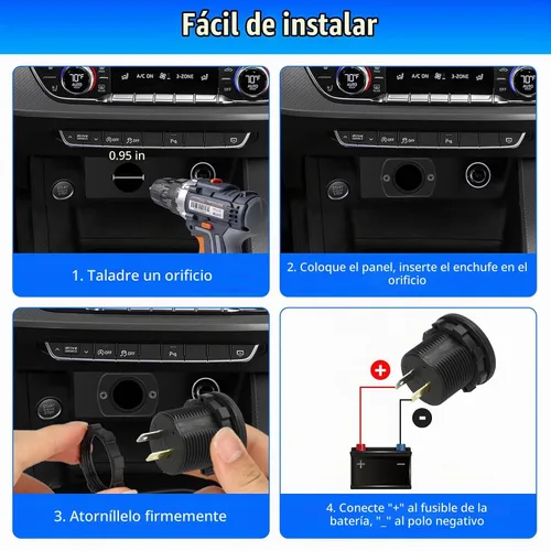 Vista 5 de Linkstyle Medidor de Batería de 12 V, Voltímetro Impermeable de 12 V, Medidor de Voltaje de Pantalla Digital para Marina, Auto, Motocicleta