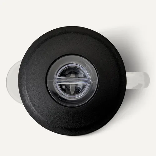 Vista 5 de Amazon Basics Licuadora de encimera de 6 tazas (50 onzas líquidas), con 6 funciones preprogramadas, pulso, trituración de hielo, cuchillas de acero