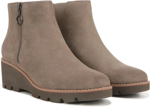 Vista 2 de Vionic Botines Astor Hazel con cremallera para mujer, botines cómodos que ayudan al dolor de talón, fascitis plantar con soporte de arco integrado