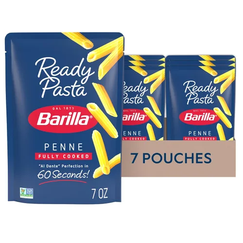 Vista 11 de Barilla Ready Pasta, pasta de macarrones con codos totalmente cocidos, sin OMG y Kosher, 7 onzas (paquete de 7)